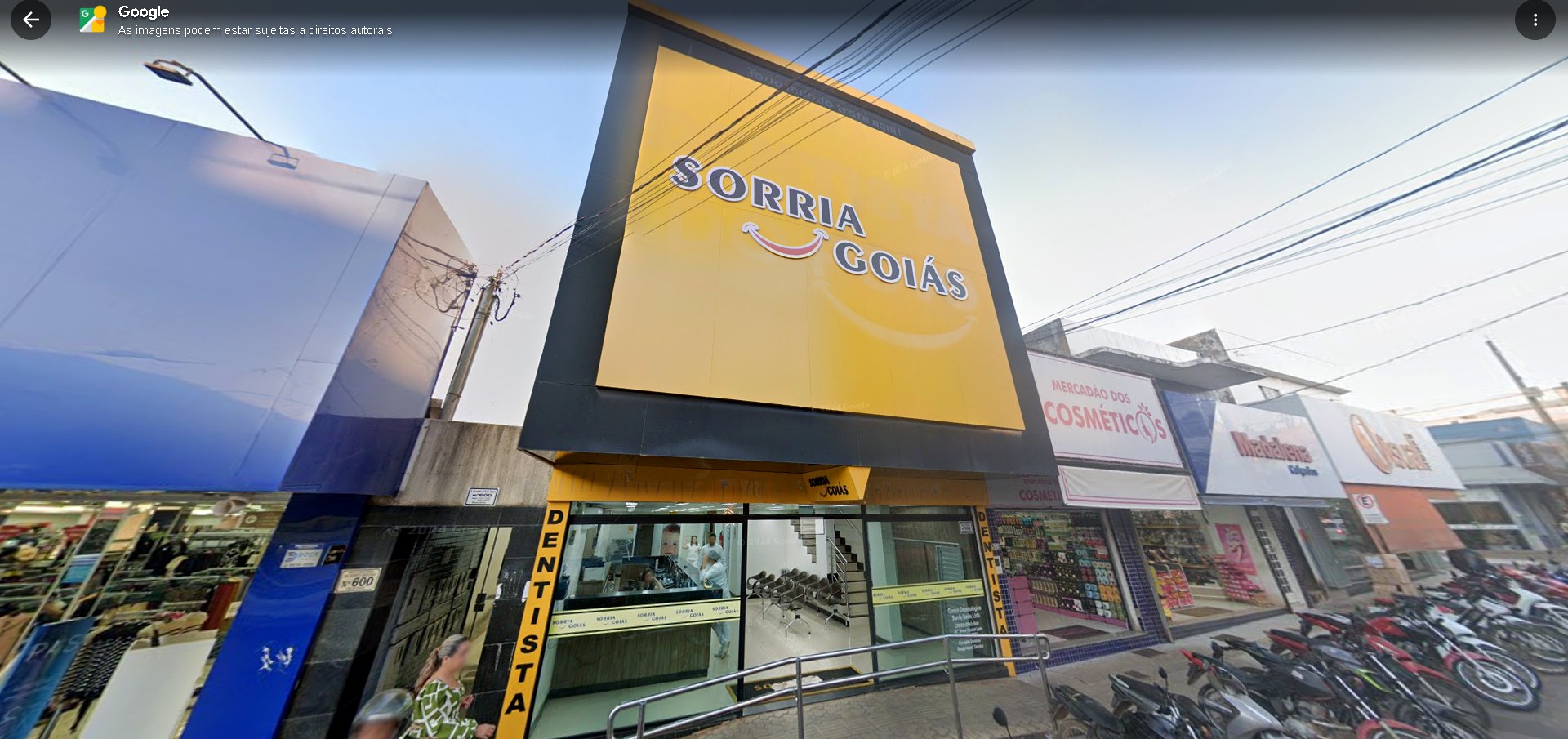 Fachada da unidade Sorria Goiás Formosa